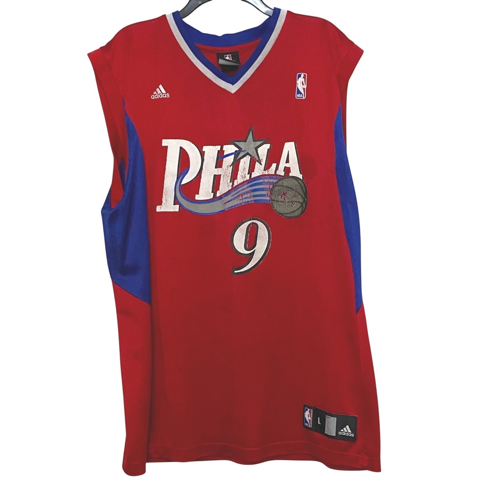 Adidas NBA Philadelphia 76ers Andre‎ Iguodala Jersey Womens L Red Basketball